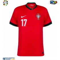 Moški Nogometni dresi Portugalska Rafael Leao #17 Domači EP 2024 Kratek Rokav